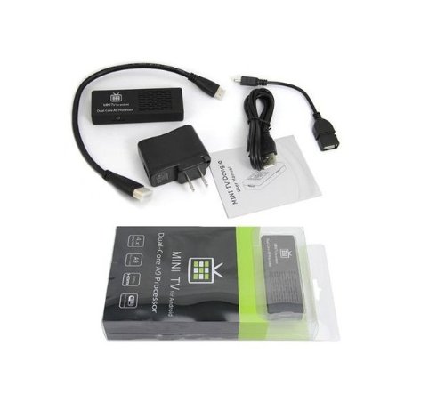 Mini Computer,1080P Dual-core Android 4.1 TV Box MK808 Mini PC RK3066 1GB DRR3+8GB Nand Flash Black By ownshop