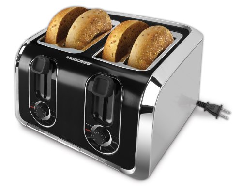Black & Decker TR1400SB 4-Slice Stainless-Steel Toaster