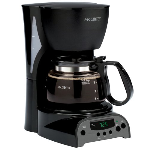 Mr. Coffee DRX5 4-Cup Programmable Coffeemaker, Black