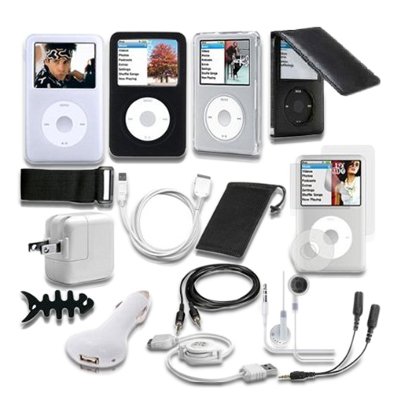 15-Item iPod classic Accessory Bundle
