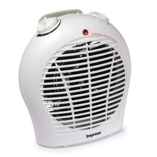 Impress 1500-watt Space Heater with a Quiet Fan and Adjustable Thermostat