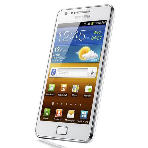 Samsung Galaxy S II SA-I9100 Unlocked Phone with 8 MP Camera and GPS support - International Version - Ceramic White