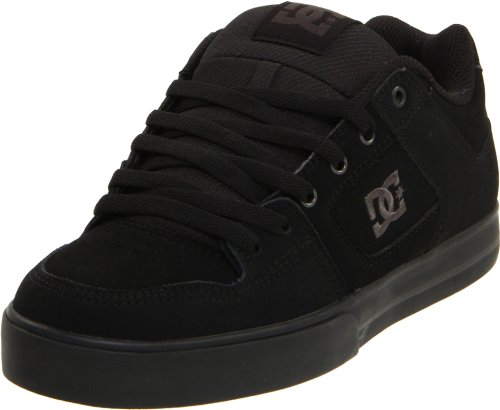 DC Men's Pure Skate Shoe,Black/Pirate Black,12 M US