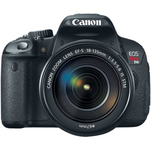 Canon EOS Rebel T4i 18.0 MP CMOS Digital Camera with 18-135mm EF-S IS STM Lens