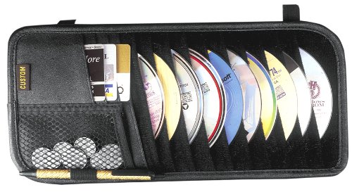 Custom Accessories 31501 10-Pocket CD Visor Organizer