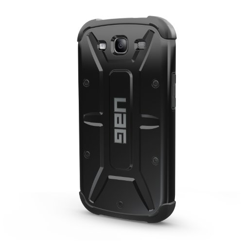 Urban Armor Gear GLXS3-COMP-BLK-VP Composite Case with Impact Resistant Bumpers for Samsung Galaxy S III - Black