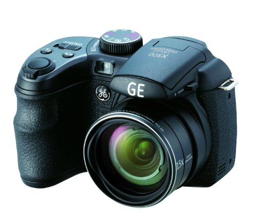 GE Power Pro X500-BK 16 MP with 15 x Optical Zoom Digital Camera, Black