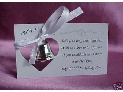 Silver Wedding Mini Bell Decorations Favors (Set of 100)