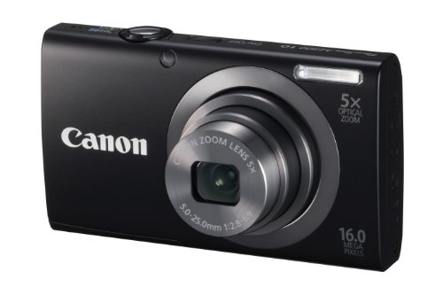 Canon PowerShot A2300 IS 16.0 MP Digital Camera with 5x Optical Zoom (Black)