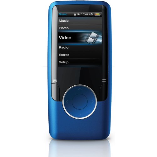 Coby MP620-4GBLU 4 GB Video MP3 Player with FM Radio (Blue)