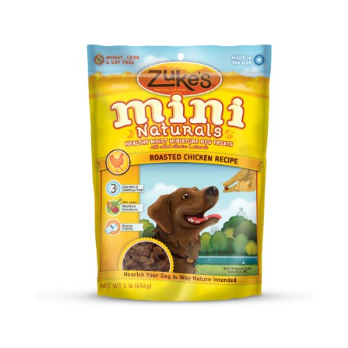 Zuke's Mini Naturals Dog Treats Roasted Chicken Recipe, 16-Ounce