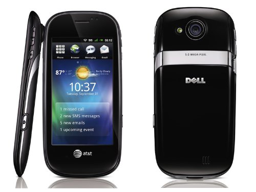 Dell Aero Unlocked Phone with Android OS, 5MP Camera, GPS and Wi-Fi - Black