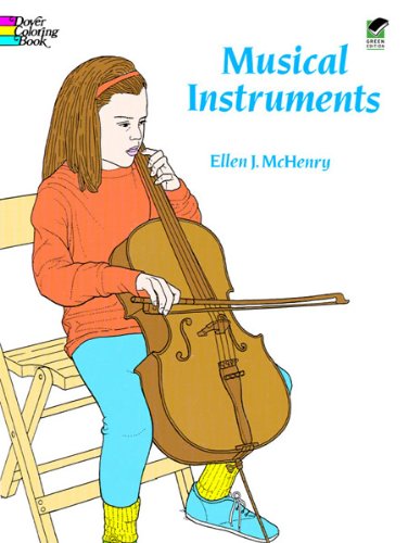 Musical Instruments Coloring Book (Dover Design Coloring Books)