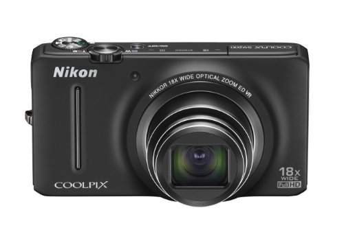 Nikon COOLPIX S9200 16 MP CMOS Digital Camera with 18x Zoom NIKKOR ED Glass Lens and Full HD 1080p Video (Black)