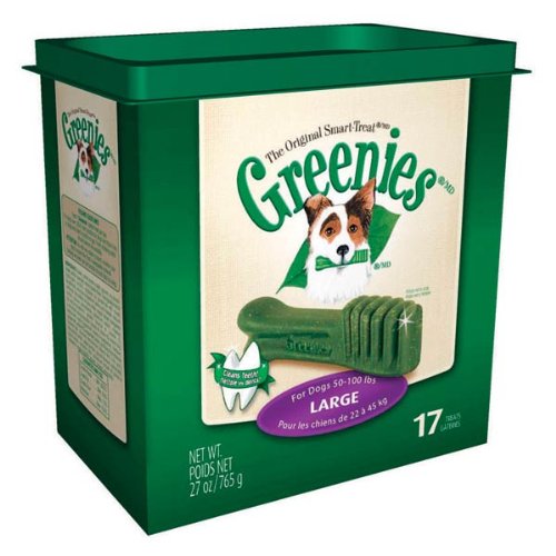 Greenies Tub-Pak Treat for Dogs, 27-Ounce, Large