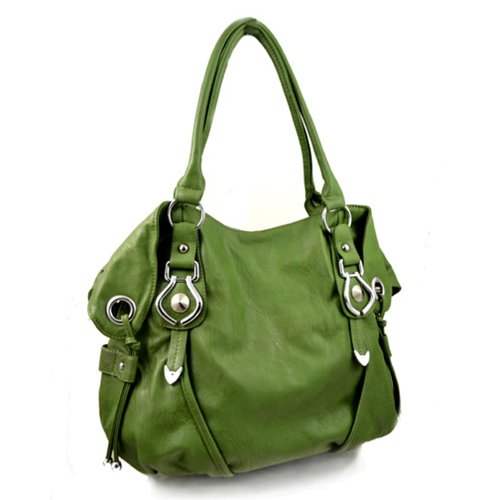 New York Hobo Handbag (Green)