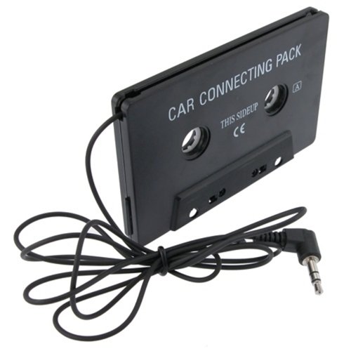 Universal Car Audio Cassette Adapter, Black