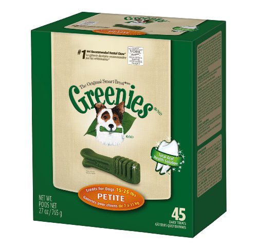Greenies Tub-Pak Treat for Dogs, 27-Ounce, Petite