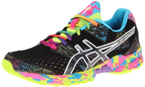 ASICS Women's GEL-Noosa Tri 8 Running Shoe,Black/Onyx/Confetti,8 M US