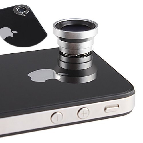 Magnetic 0.67X Wide Angle / Macro Lens Designed for Apple iPhone 4 iPhone 4S iPod Nano 5 iPad