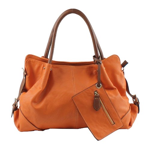 Scarleton Large Shoulder Handbag H107709 - Orange