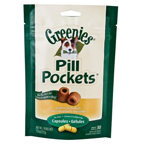 Greenies Pill Pockets, Chicken, 7.9 oz, for Capsules