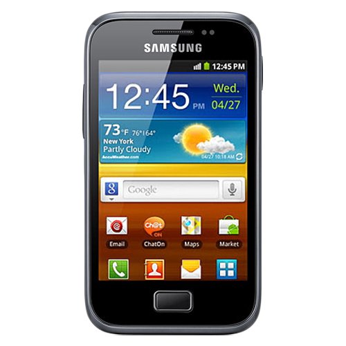 Samsung GT-S7500 Galaxy Ace Plus - Unlocked Phone - International Version - Dark Blue