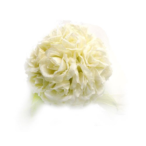 Ivory Cream Rose Ball Wedding Flower Decoration