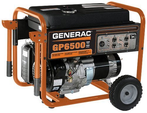 Generac 5940 GP6500 8,000 Watt 389cc OHV Portable Gas Powered Generator