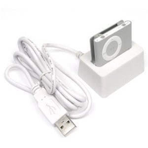 Bargaincell USB Hotsync & Charging Dock Cradle desktop Charger for Apple IPOD Shuffle 2nd Generation MP3 Player