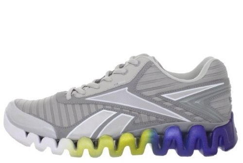 Reebok Men's Zigactivate Running Shoe,Grey/Grey/Blue/Sun,13 M US