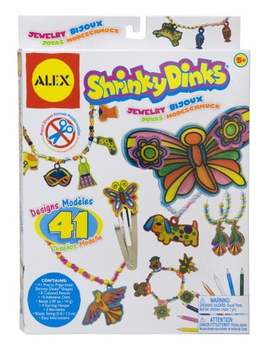 Alex Toys Shrinky Dinks Kit, Jewelry