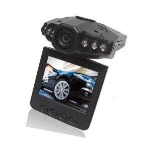 2.5-inch HD Car LED IR Vehicle DVR Road Dash Video Camera Recorder Traffic Dashboard Camcorder - LCD 270 degrees whirl