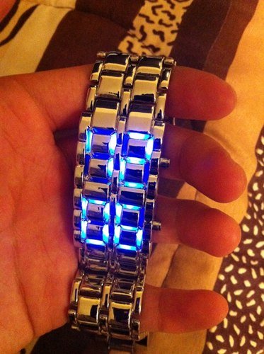 Iron Samurai - Japanese Inspired Blue LED Watch