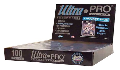 Ultra Pro 1 Pocket (Magazines) Pages (100 Pages)
