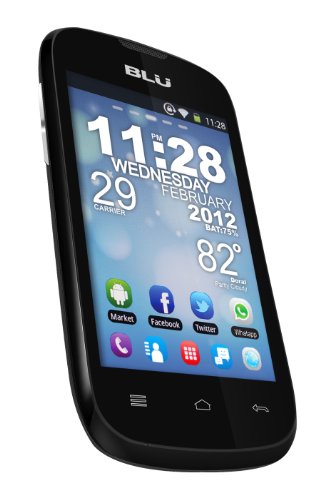 BLU Dash 3.5 D170a Unlocked Dual SIM Phone with 1GHz Processor, Android 2.3, 3G HSDPA, High Resolution LCD, Wi-Fi, GPS - US Warranty