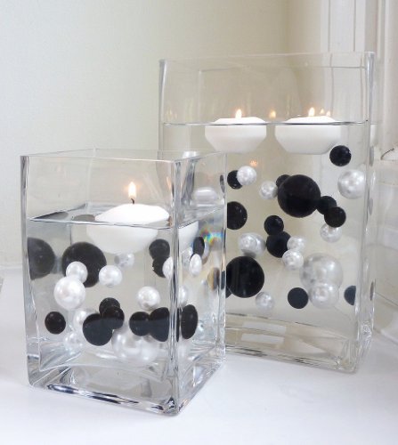 Unique Wholesale Transparent Water Gels Packet Vase Fillers for Floating the Pearls... The Black and White Pearls are Sold Separately