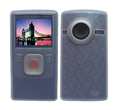 Non-OEM Flip UltraHD Video Camcorder Silicone Skin Case - NOT compatible with 3rd Gen. (Flip Ultra NOT included), Smoke